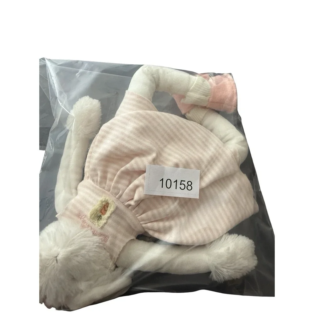 Bunnies By the Bay bunny rabbit wearing pink striped dress 15